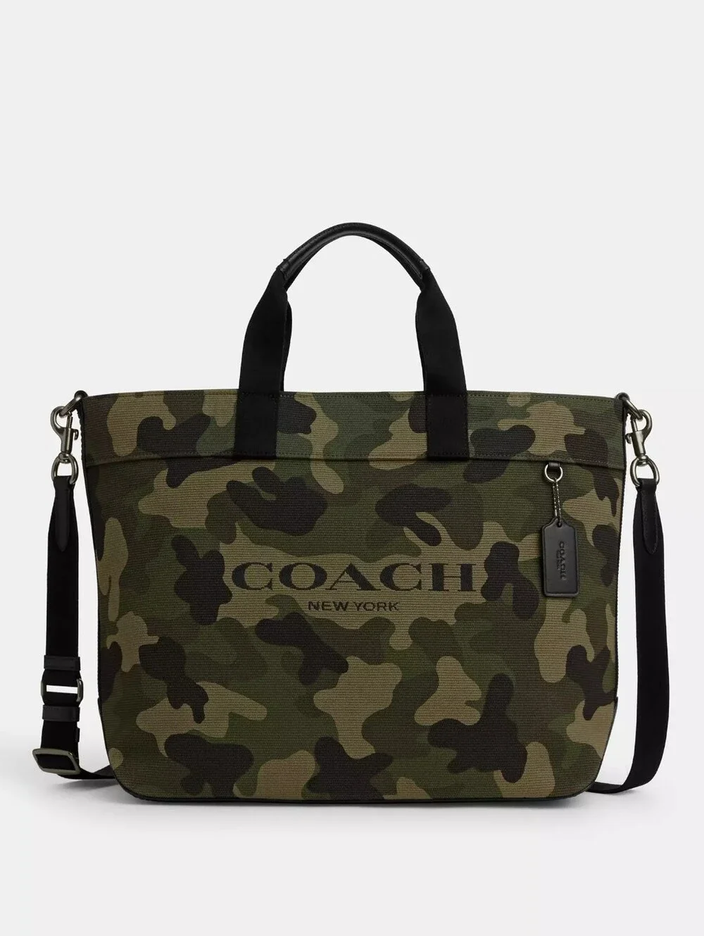 Coach Tote 38 In Camo Print